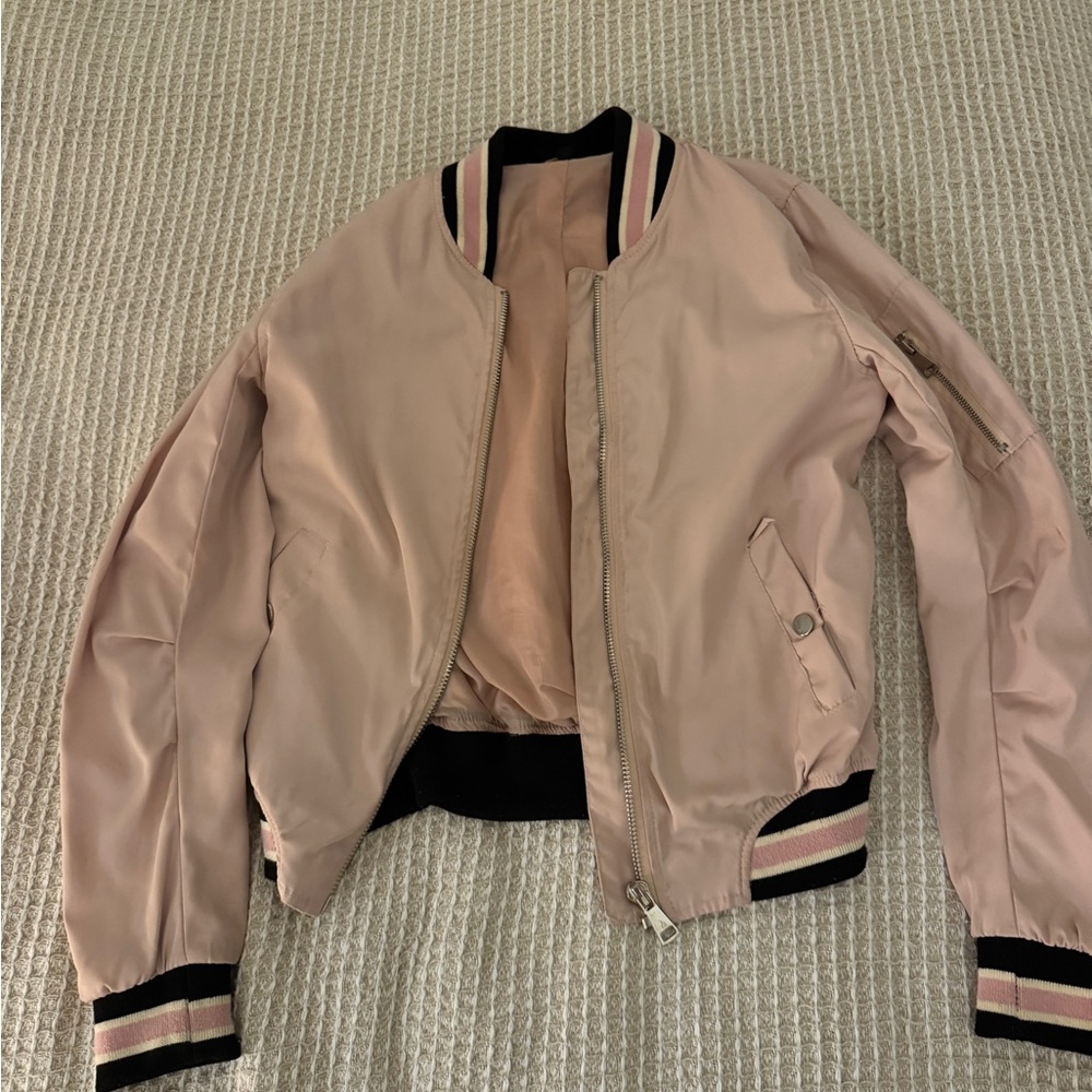 Varsity bomber jacket